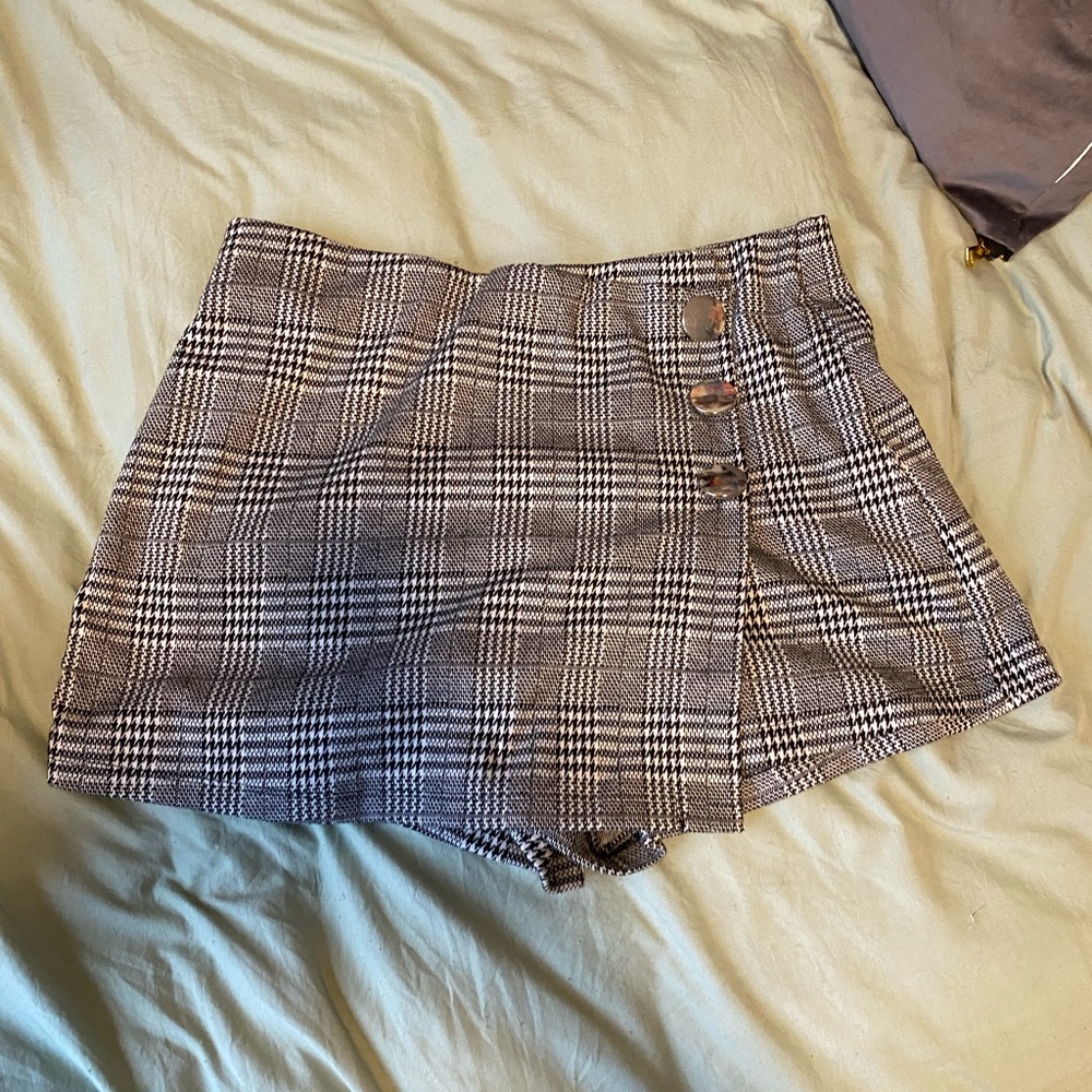 Checkered skort